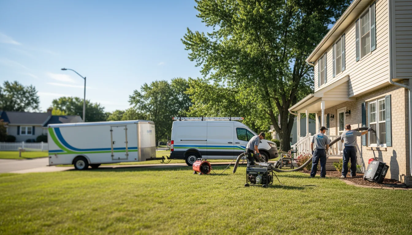 Flooded Basement Restoration And Cleanup With Repair in Celina, OH near me